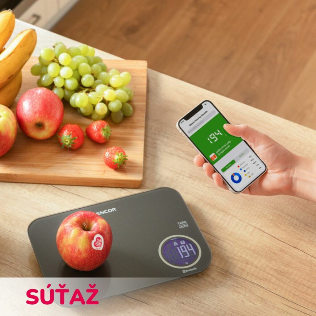 Súťaž o kuchynskú váhu SENCOR SKS 7078BK s bluetooth