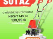 Súťaž o elektrický rotavátor HECHT 745 v hodnote 139,99 €