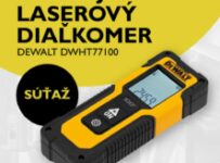 Súťaž o laserový diaľkomer DeWALT na meranie veľkých vzdialeností