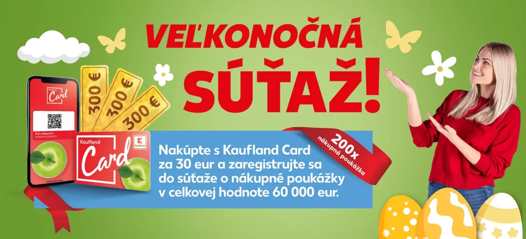 Veľkonočná súťaž s Kaufland Card
