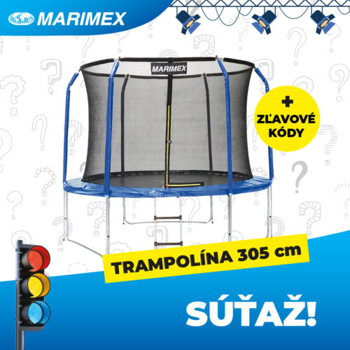 Vyhrajte trampolínu Marimex 305 cm