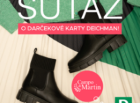 Súťaž o darčekové karty Deichmann v hodnote 30€