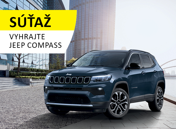 Súťaž o exkluzívny automobil Jeep Compass