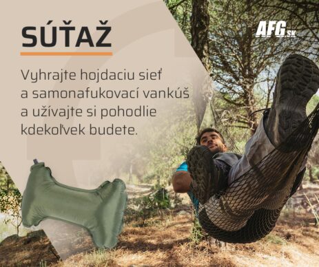 Súťaž o hojdacia sieť a samonafukovací vankúš