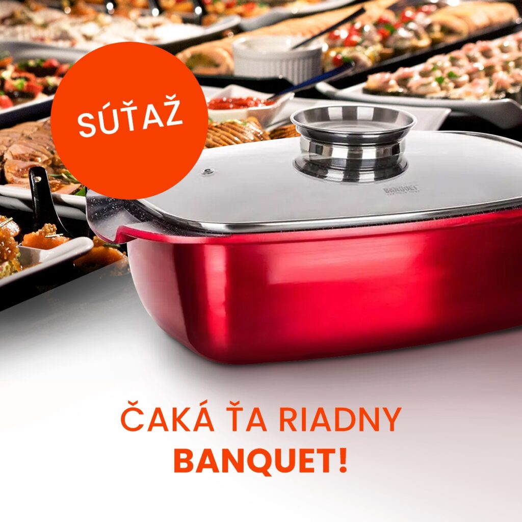 Súťaž o nový pekáč BANQUET Metallic Red