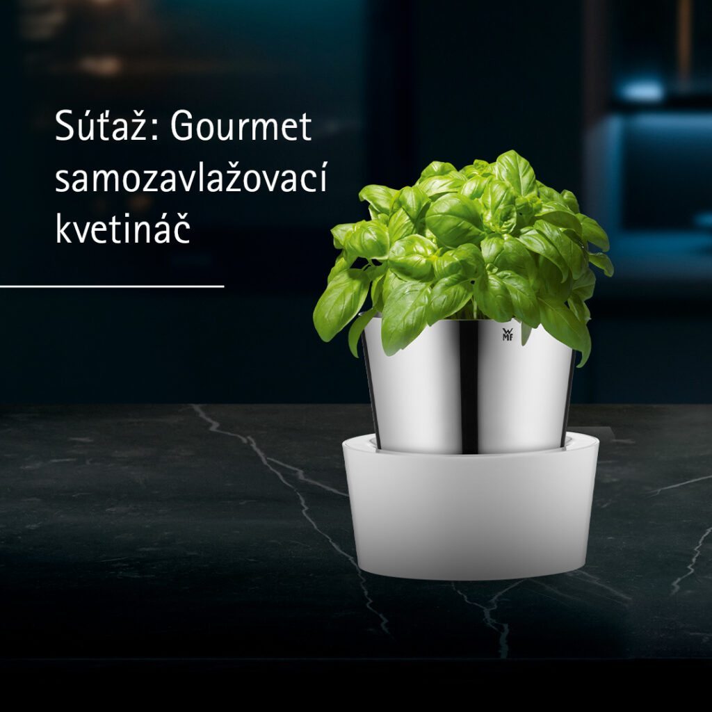 Súťaž o samozavlažovací kvetináč WMF