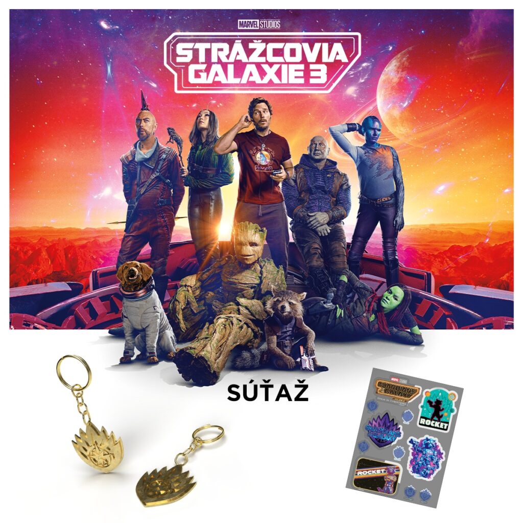 Súťaž s filmom Strážcovia Galaxie 3