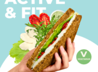 Súťaž o 10ks novinky, vegetariánsky sendvič z novej línie Active & Fit