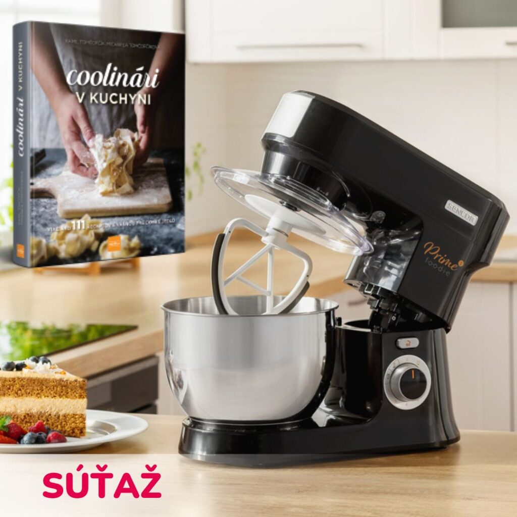 Súťaž o knihu od Coolinári a kuchynský robot Sencor STM 3761BK