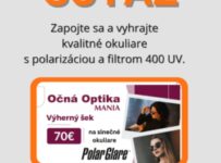 Súťaž o poukážku v hodnote 70€ do Očnej Optiky MANIA