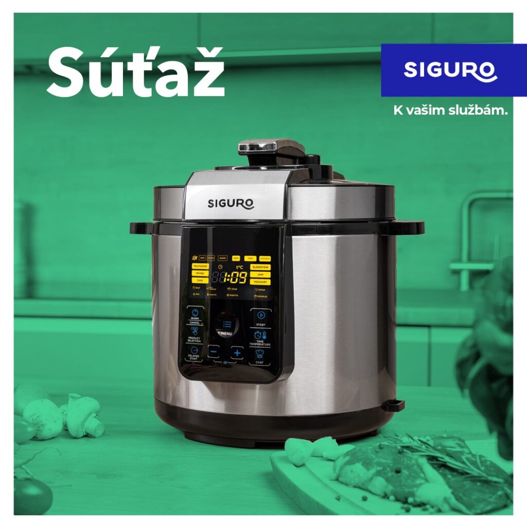 Súťaž o tlakový hrniec Siguro MP-S600SU Multi Chef