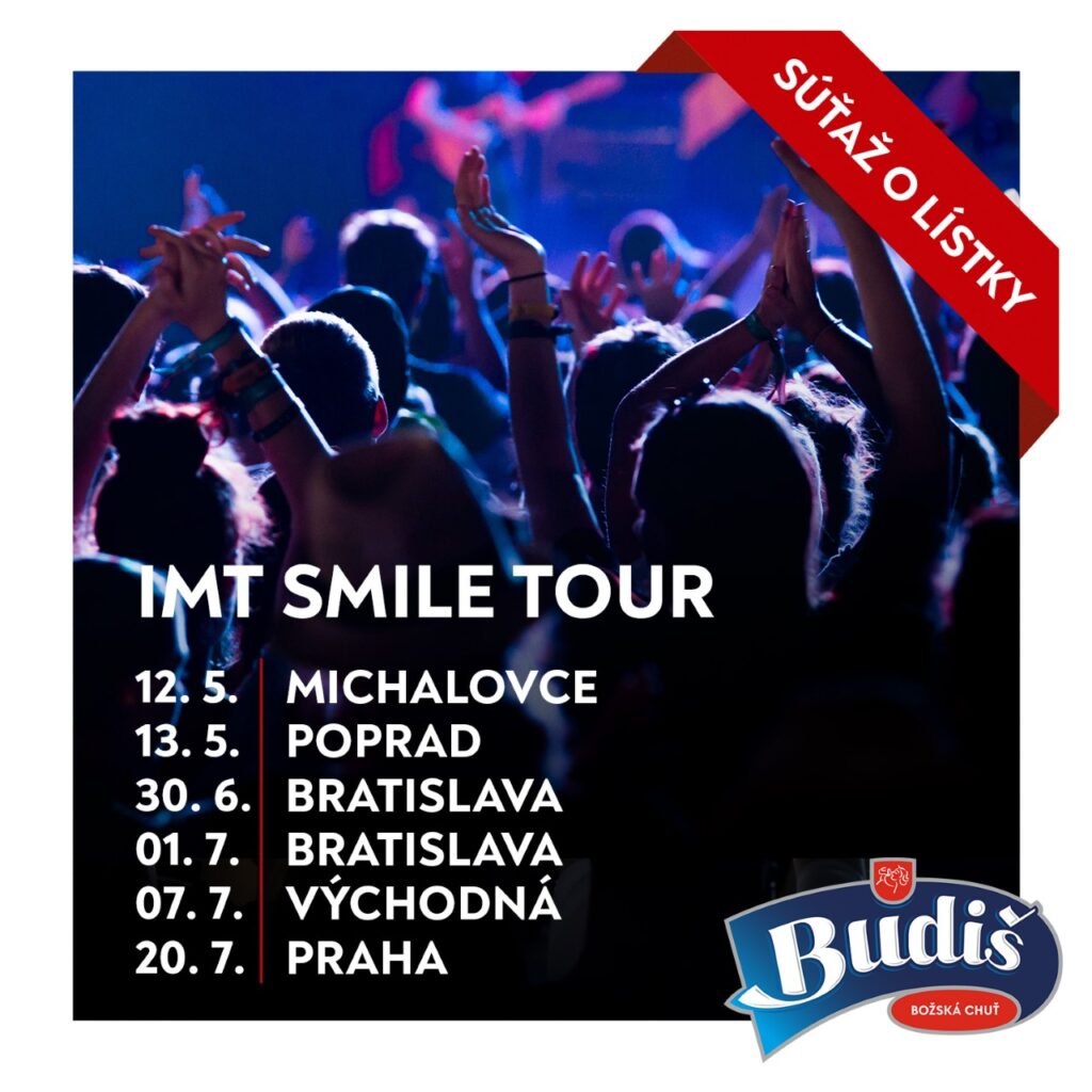 Súťaž o vstupenky na koncert IMT SMILE