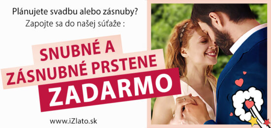 Súťaž o 20 zásnubných prsteňov a 30 svadobných obrúčok