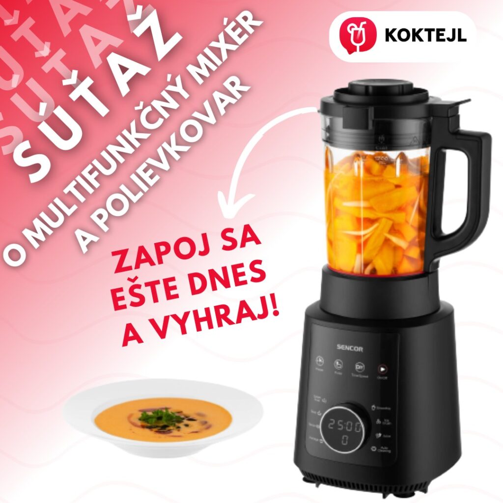 Súťaž o SENCOR multifunkčný stolný mixér a polievkovar v jednom