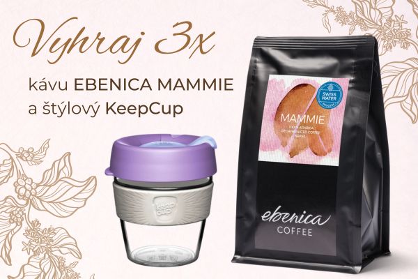 Súťaž o kávovú novinku Ebenica Mammie s hrnčekom KeepCup