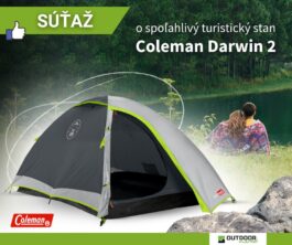 Súťaž o turistický stan Darwin 2 od značky Coleman