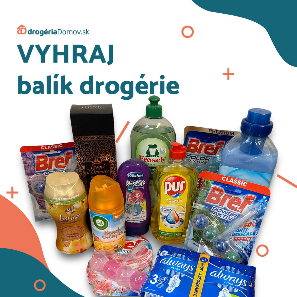 Súťažte a vyhrajte balík drogérie