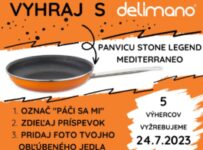 Súťaž o panvicu Delimano z línie Stone Legend Mediterraneo