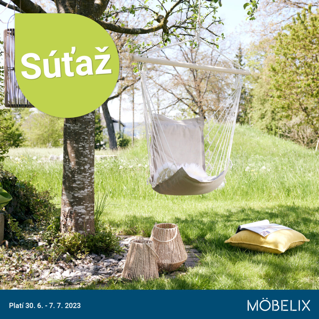 Súťaž o závesné kreslo Relax od Möbelix