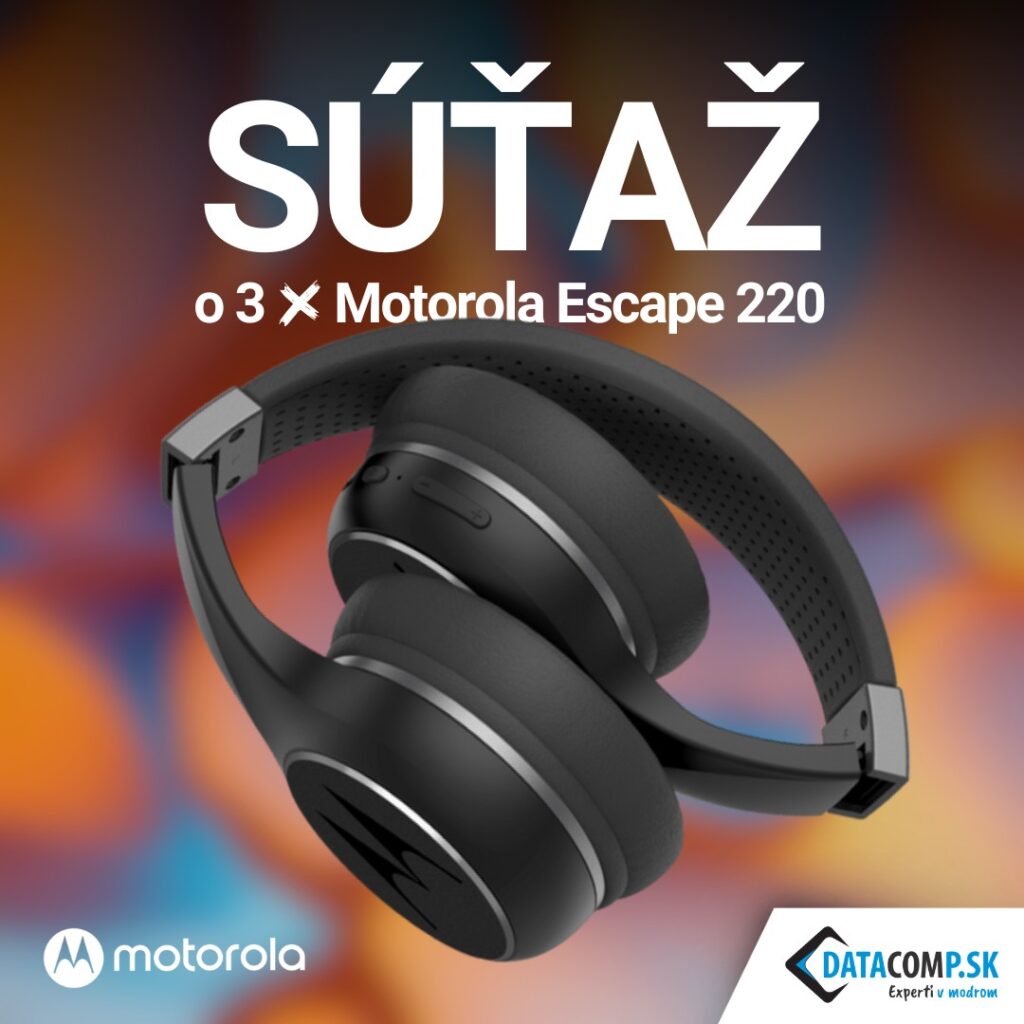 Súťaž o 3x bezdrôtové slúchadlá Motorola Escape 220