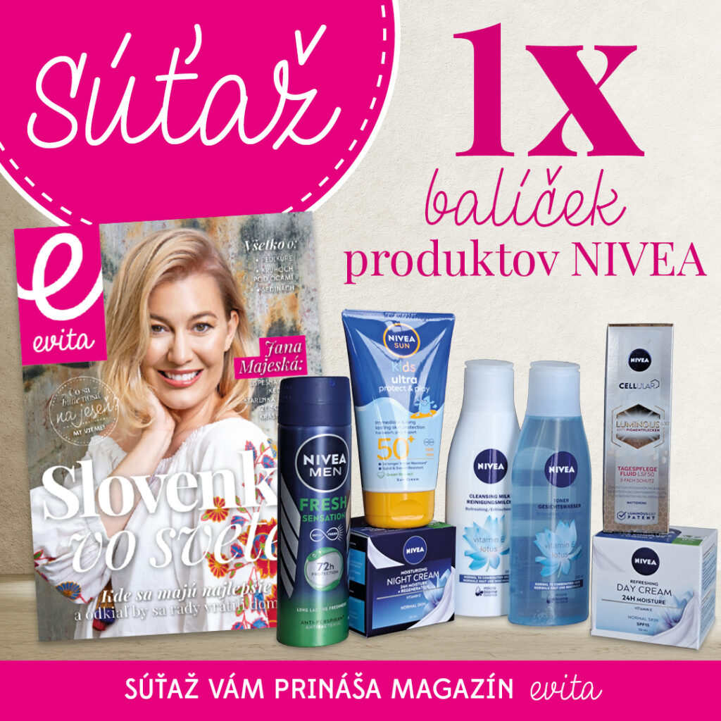 Súťaž o balíček produktov NIVEA