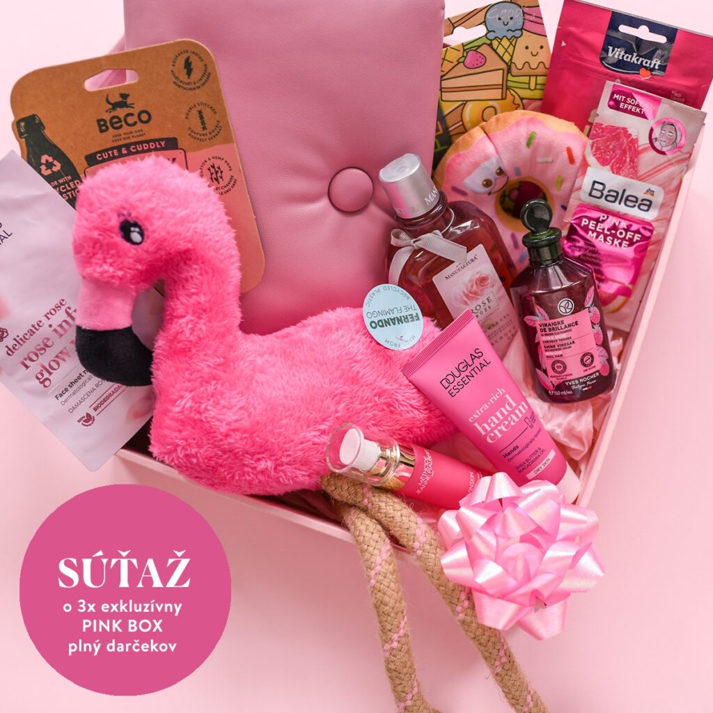 Súťaž o exkluzívny PINK BOX plný darčekov