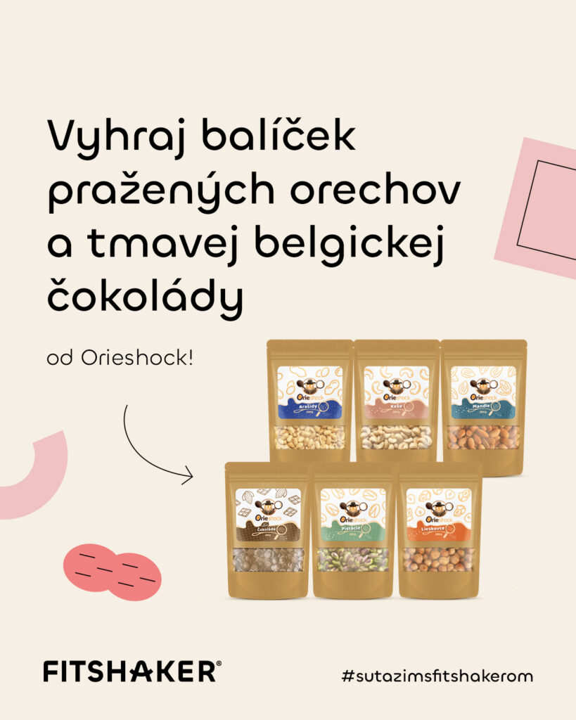 Súťaž o balíček pražených orechov a tmavej belgickej čokolády od Orieshock