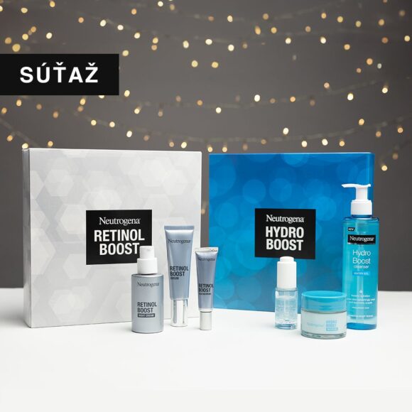 Súťaž o balíčky Neutrogena Retinol Boost a Hydro Boost