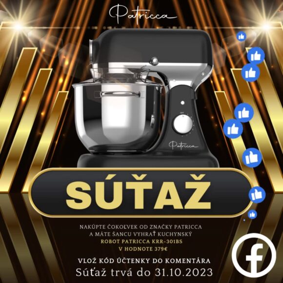 Súťaž o kuchynský robot v hodnote 379 €
