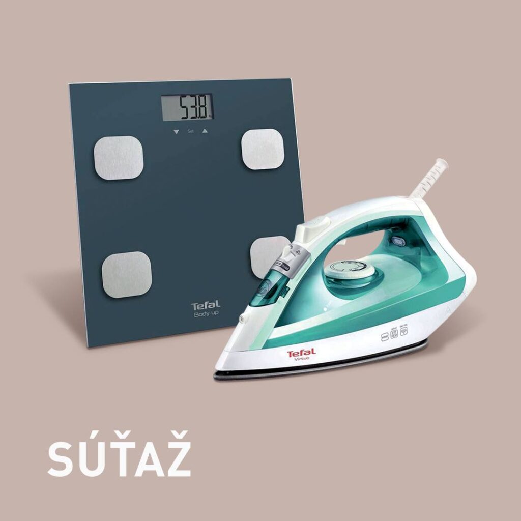 Súťaž o naparovaciu žehličku značky Tefal