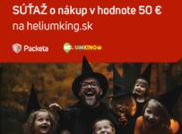 Súťaž o nákup v hodnote 50 € na Heliumking.sk