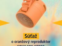 Súťaž o oranžový reproduktor SONY SRS-XB100