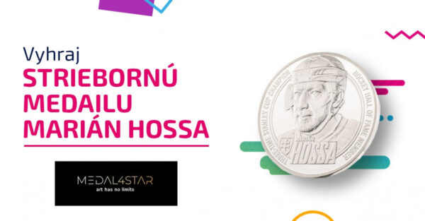 Vyhraj exkluzívnu striebornú medailu s podobizňou hokejovej legendy