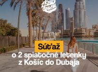 Vyhrajte 2 spiatočné letenky z Košíc do Dubaja