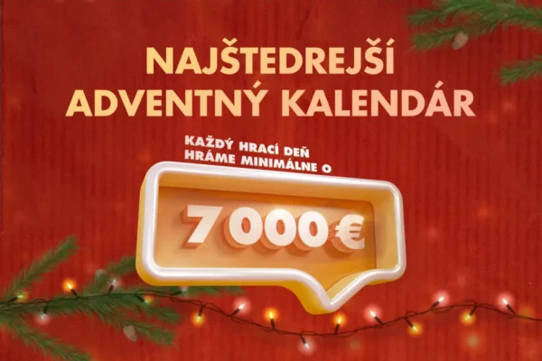 Najštedrejší adventný kalendár