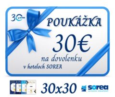 Súťaž o 30 x 30 eurovú poukážku na ubytovanie v hoteloch SOREA
