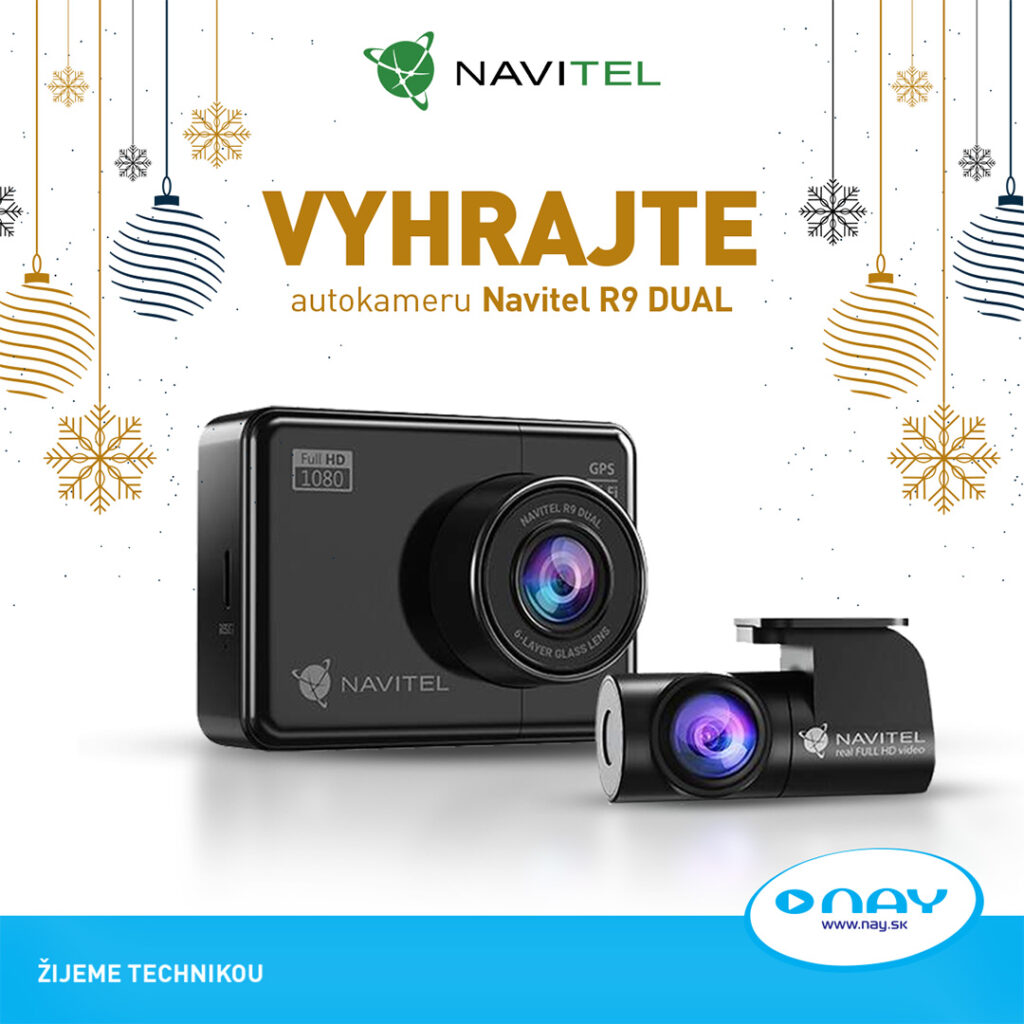 Súťaž o autokameru Navitel R9 DUAL