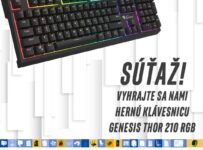 Súťaž o hernú klávesnicu Thor 210 RGB od Genesis