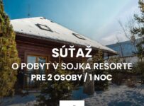 Súťaž o pobyt pre 2 osoby v Sojka resort