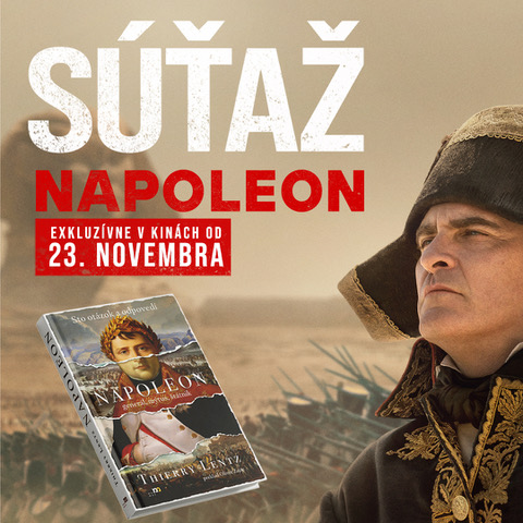 Súťaž s filmom Napoleon, Itafilm a portálom Kinosála