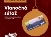 Súťaž o 1x Darčekovú poukážku v hodnote 50 €