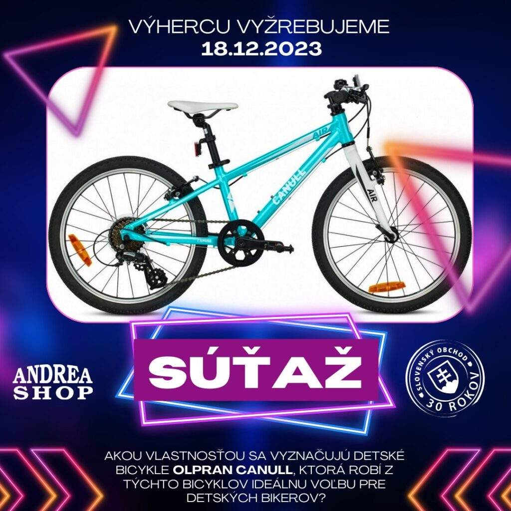 Súťaž o bicykel OLPRAN CANULL