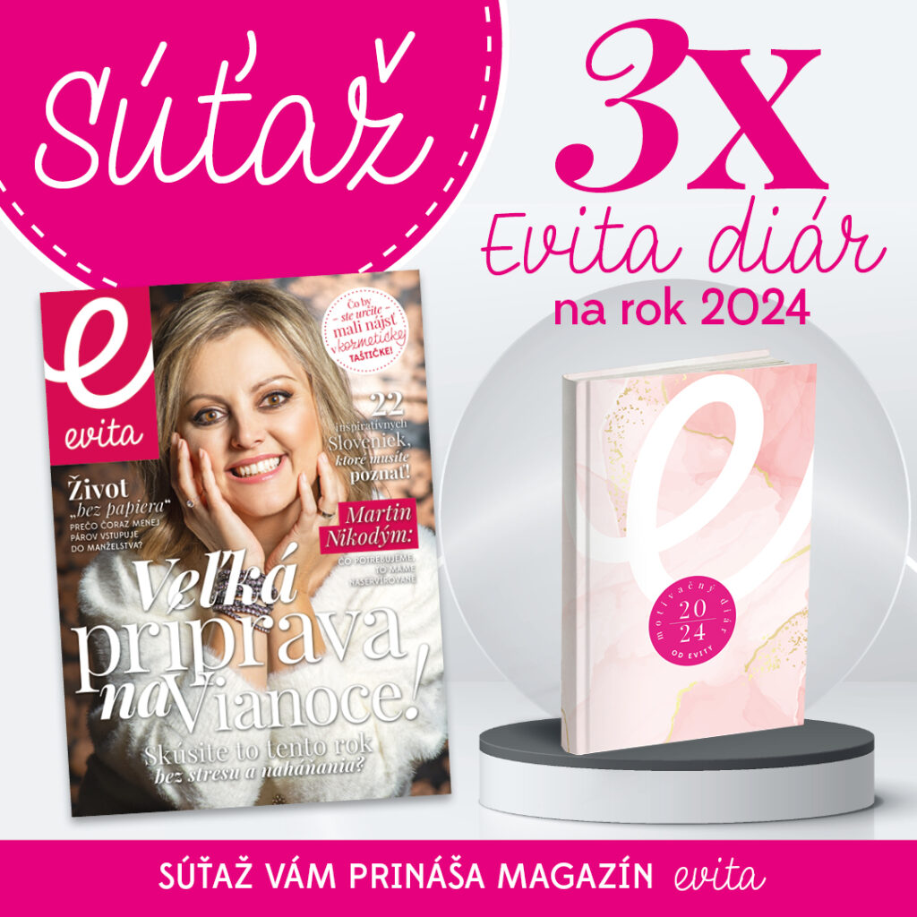 Vyhrajte 3x Evita diár na rok 2024