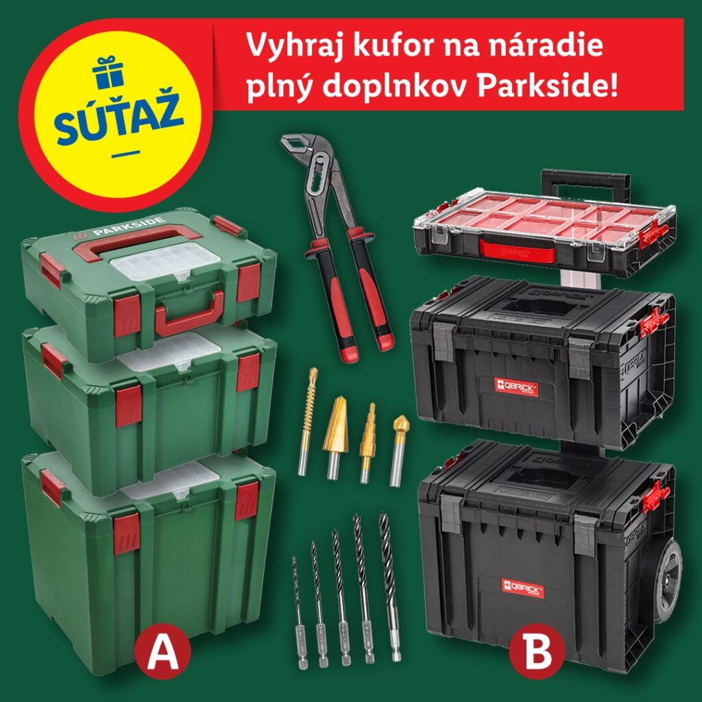 Súťaž o kufor na náradie podľa vlastného výberu