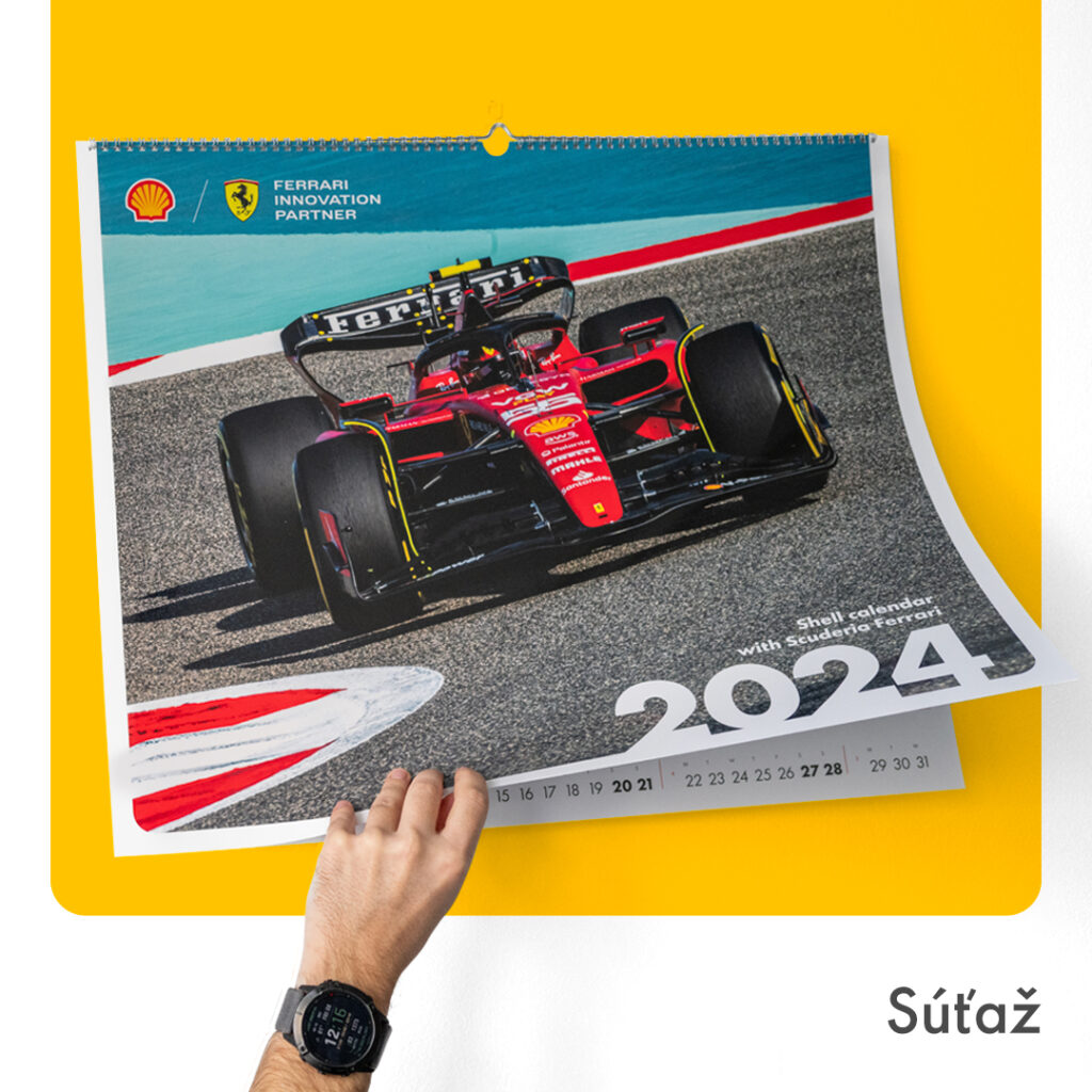 Súťaž o nástenný kalendár Scuderia Ferrari