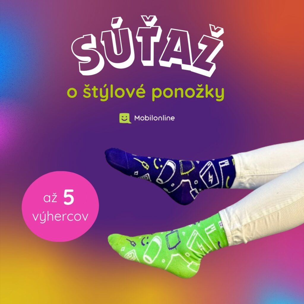 Súťaž o štýlové ponožky Mobilonline