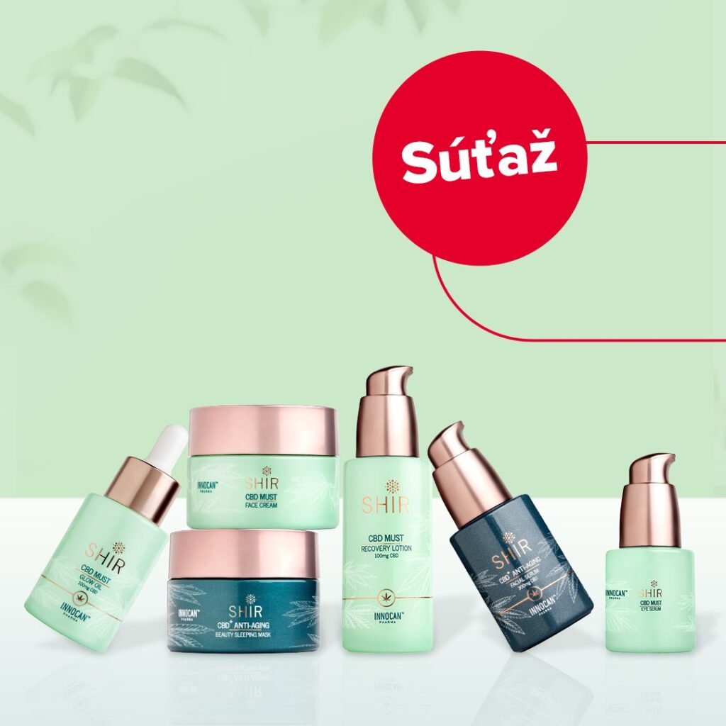 Súťažte o 3 kolekcie CBD dermo kozmetiky značky SHIR Beauty & Science