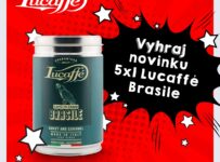 Vyhraj novinku 5x1 balenie Lucaffé Brasile 100% Arabica zrnková káva