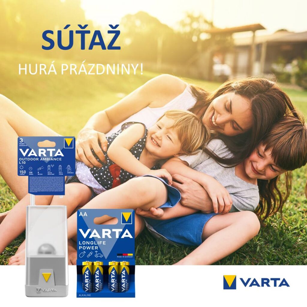 Súťaž o VARTA lucernu a nočnú lampičku s farebným svetlom