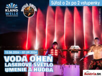 Súťaž o vstupenky na show KLANGWELLE v zámockom parku Laxenburg